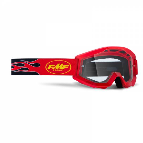 Gogle 100% FMF Powercore Flame Red
